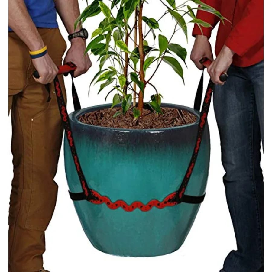 PotLifter - Sollevatore per Piante in Vaso e Strumento Essenziale per Sollevare Vasi da Giardino, Fioriere, Alberi e Rocce - Solleva fino a 90 kg