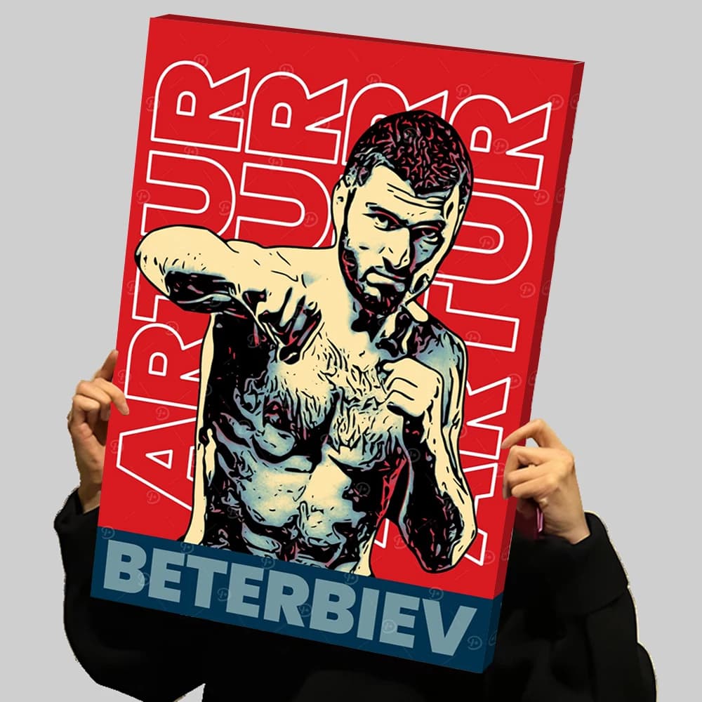 Beterbiev Boxer Prints Poster Custom Canvas Painting Wall Art Room Ornaments Bedroom Decoration Gaming Wand Deko Home Decor Arts