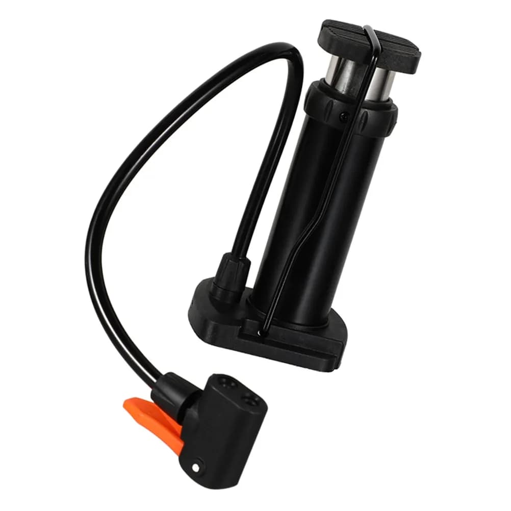 Stable Wear Resistant Foot Inflator Aluminum Alloy Construction Easy Operation Bike Motorcycle Tire Air Pump for Home Travel Use