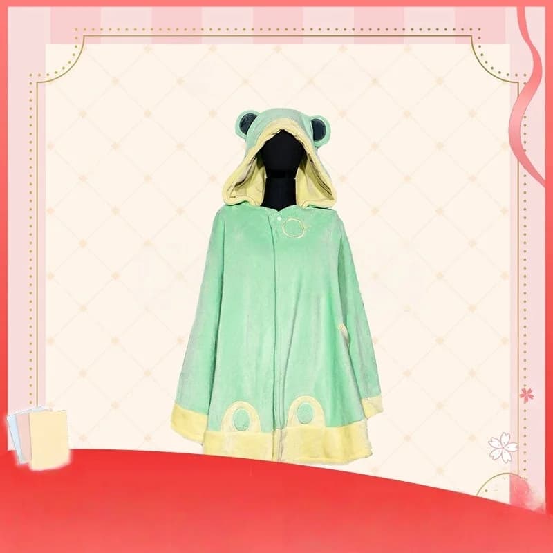 Plush pajamas with Hood Anime Cardcaptor Sakura, Unisex Winterwear Comfortable, Ideal Gift