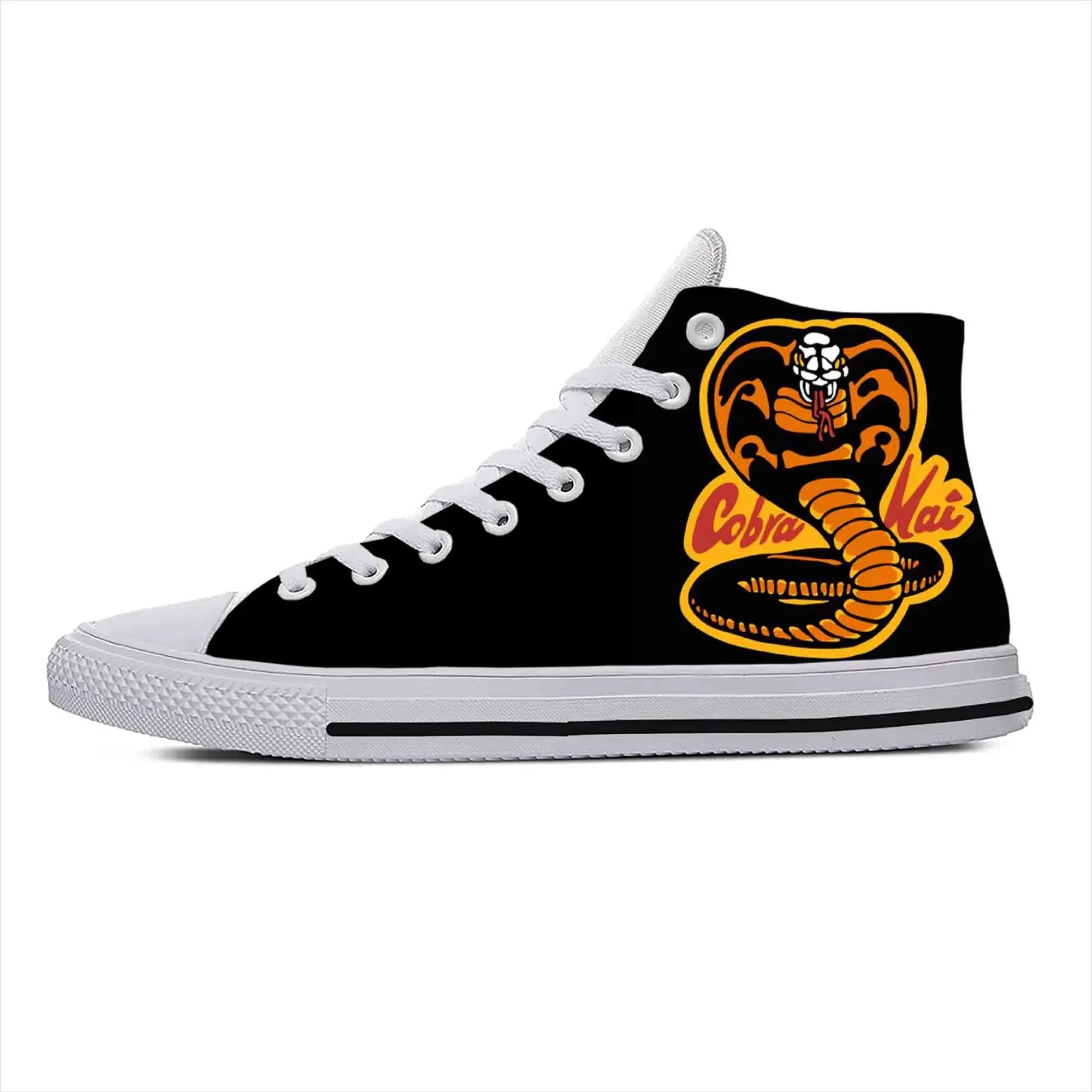 Scarpe Casual Anime Kai Karate con Stampa 3D di Cobra e Aquila, Comode e Traspiranti, Sneakers Unisex