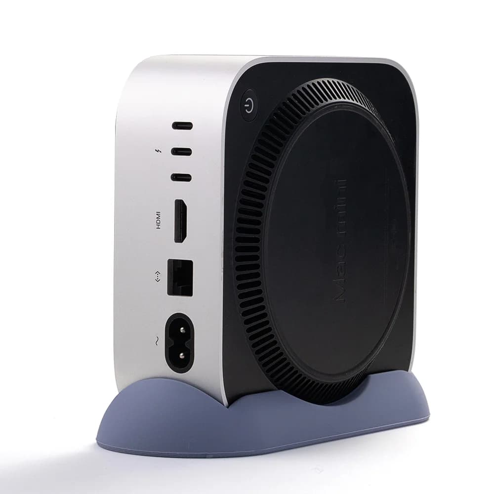 Supporto Verticale in Silicone per Mac Mini M4 /M4 Pro 2024, Staffa per Dissipazione del Calore, Organizzatore da Scrivania, Accessori
