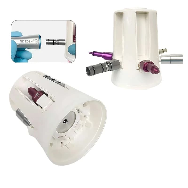 Lab Handpiece Cleaning and Lubrication Machine Portable Multi-Function High/Low Speed Handpiece Maintenance Unit. Best Tool
