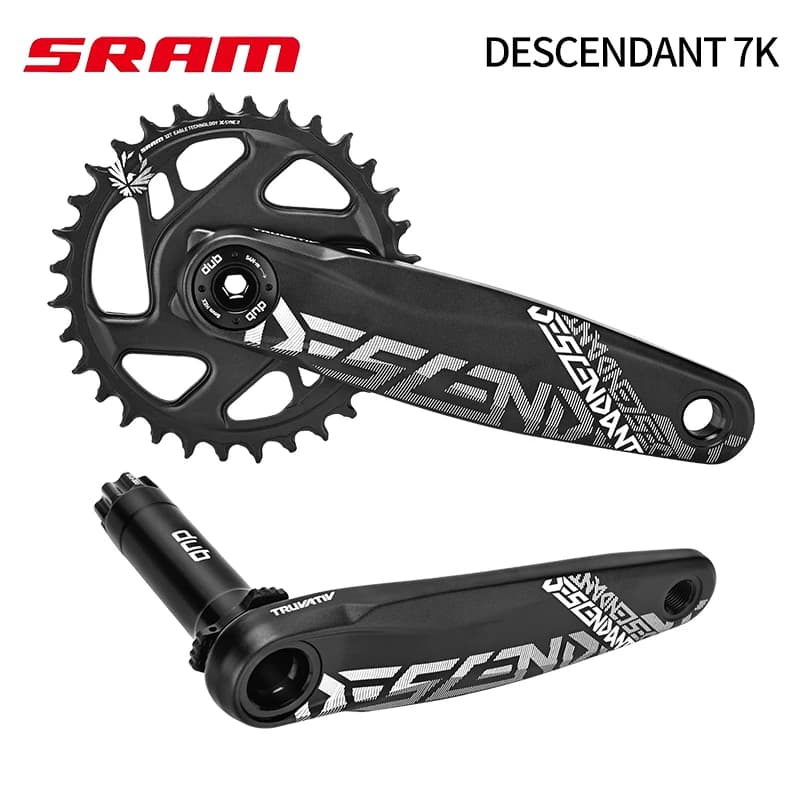 Guarnitura MTB TruVativ Descendant 7K in lega 170/175mm Super Boost DUB 32T Boost 148 DUB FC-DESC-7K-B1