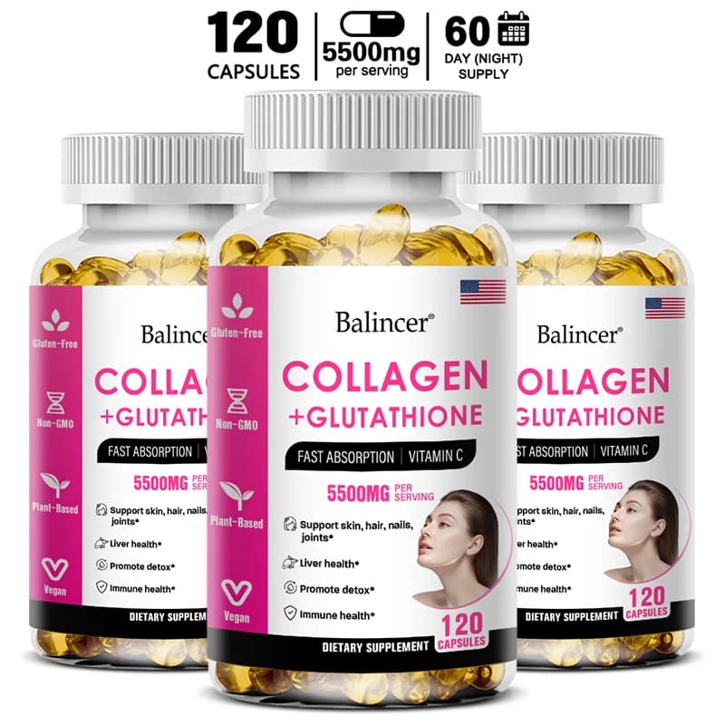 Collagen capsules for hair, skin and nails, Premium collagen supplement