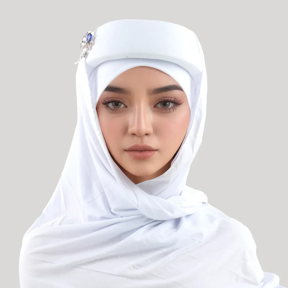European New Simple Solid Turban Hat, African Wedding Evening Headwrap, Fashion High Crown Sponge Pull-On Cap