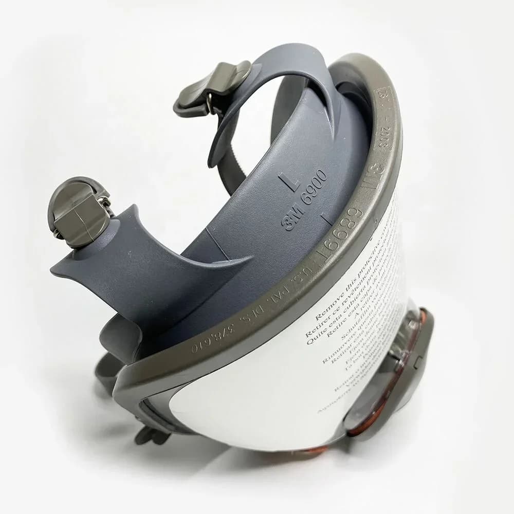 2025/3 M 6900 Complete mask of large size Silicone rubber mascara anti-fog Cover integral cover - Anti-fog protection shield