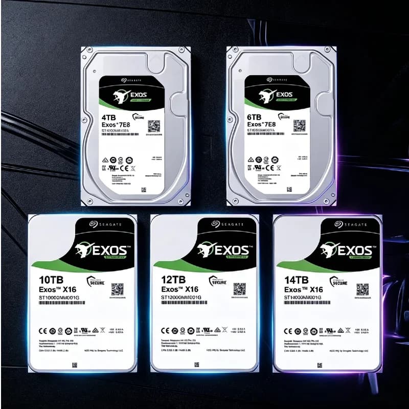 FOR New Seagate IronWolf Pro Data Recovery Included HDD 3.5" SATA OEM 4TB 6TB 10TB 14TB 16TB Business NAS Storage Hard Disk