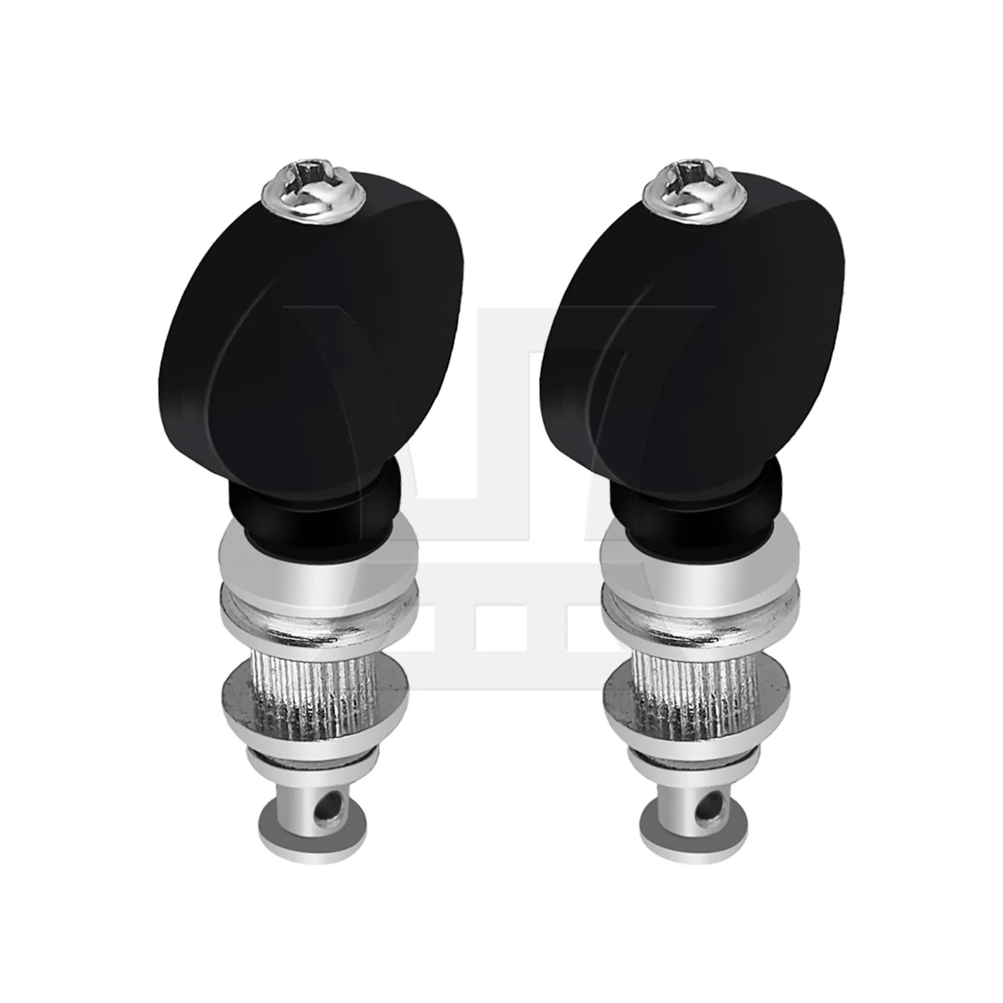 Yibuy 100 pz Corde per Ukulele Nere Pioli per Accordatura Assistano nel Passo Calibrato Migliore Effetto di Gioco