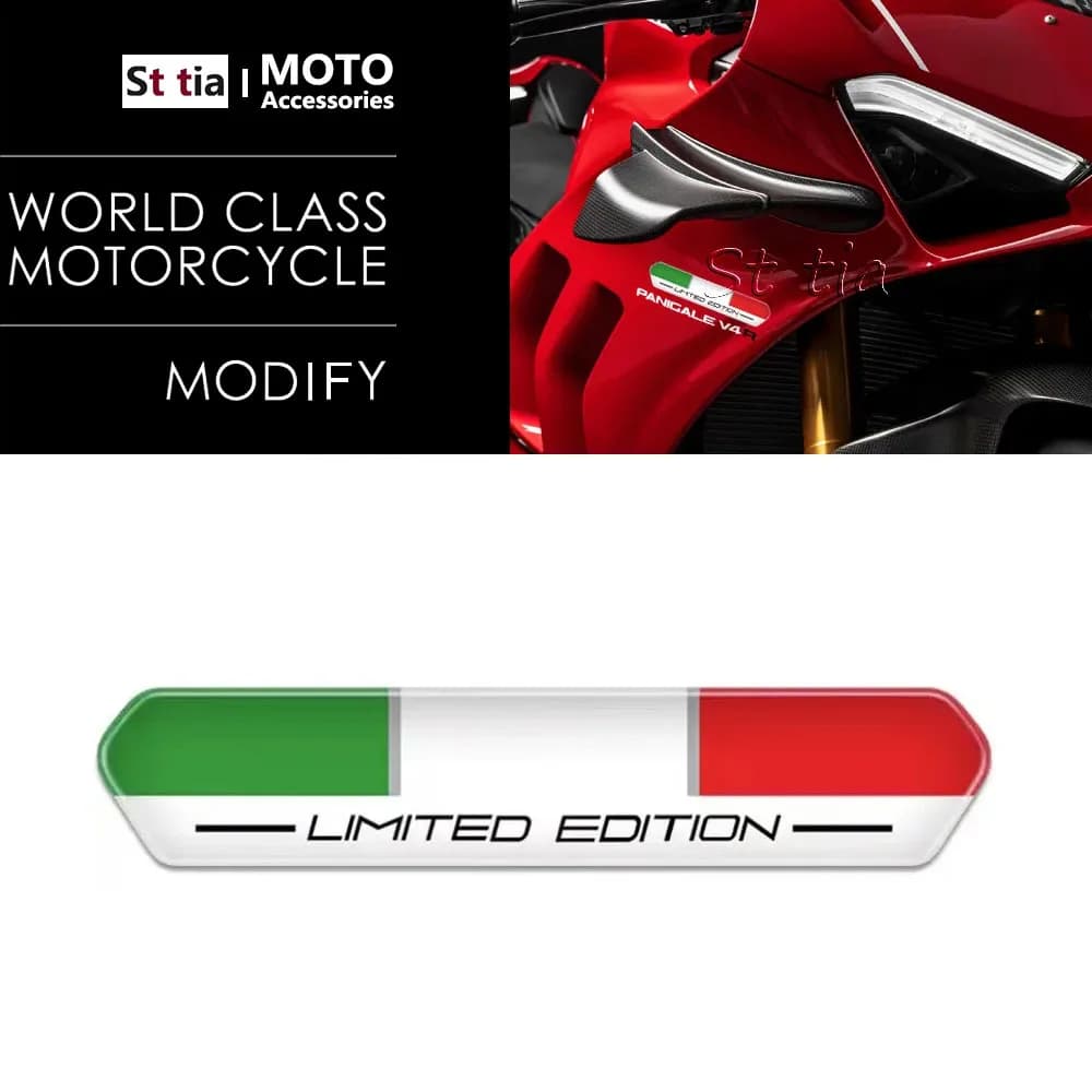 Gel 3D per adesivo Ducati Corse Logo emblema casco decalcomania 3 d
