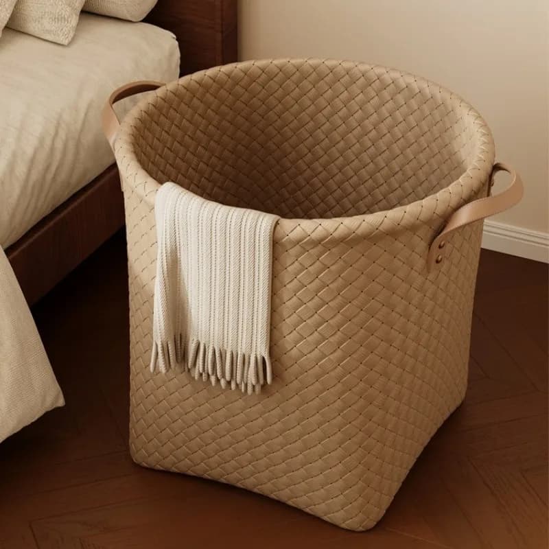 Storage Small Laundry Baskets Woven Washing Dirty Cabinet Laundry Hamper Bag Household Cesto Para Ropa Sucia Home Accessories