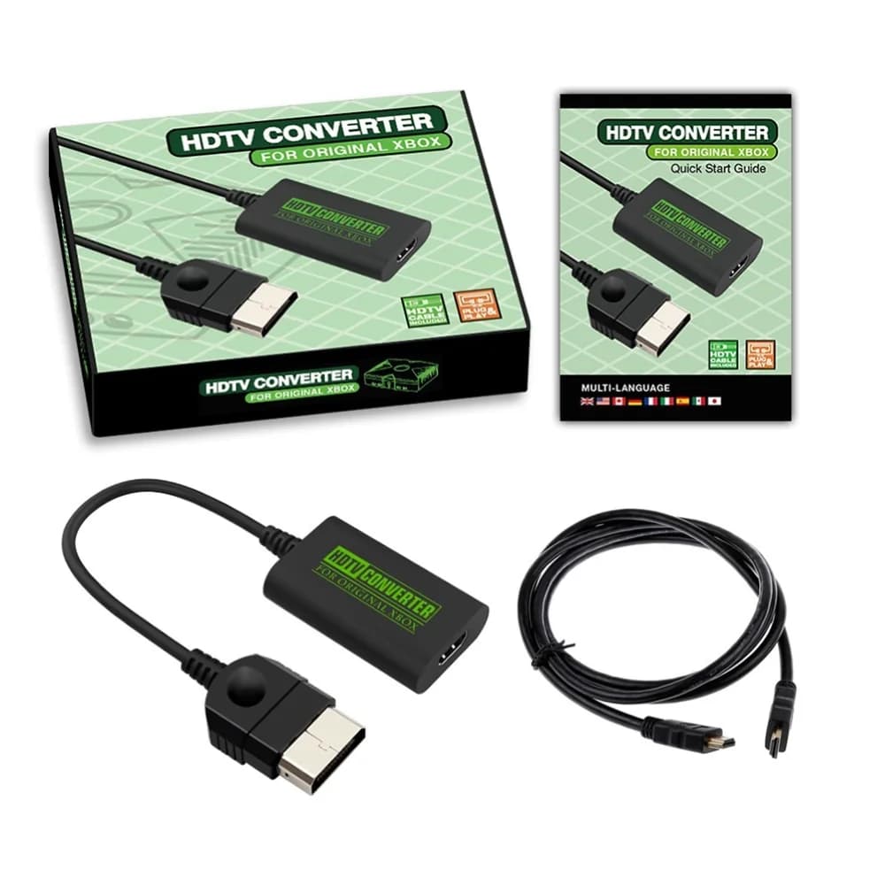 Original Xbox Console Compatible HDMI-Compatible AV Cable Adapter connect to HDTV For All Classic Console Models 1080i 720p 480p
