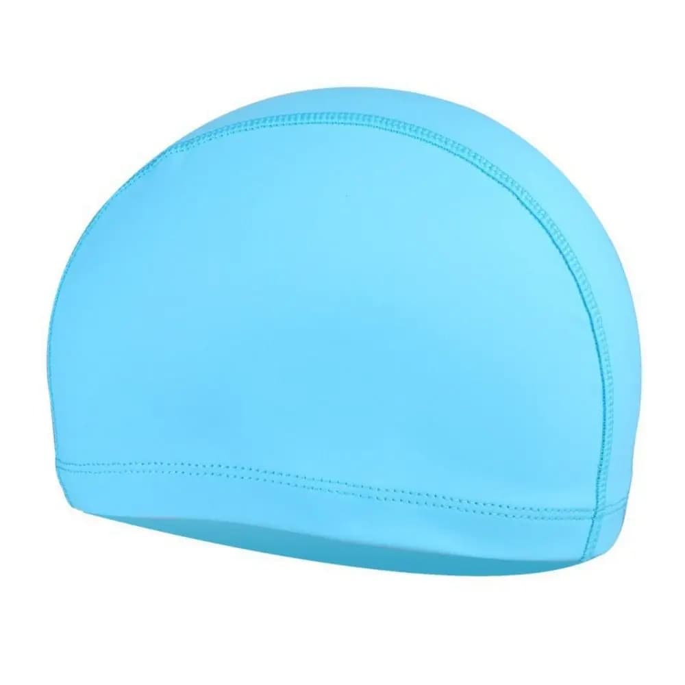 PU PU Fabric Swimming Cap Protect Ears Long Hair Available Waterproof Swim Pool Hat Adults Flexible Long Hair Swimming Hat