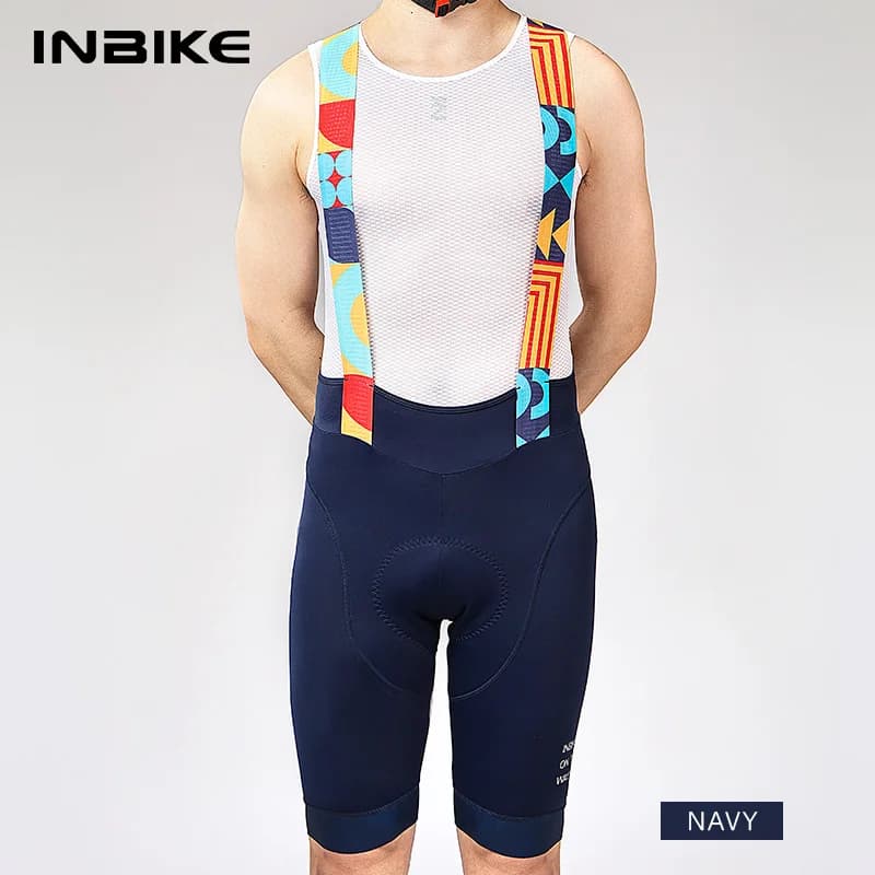 INBIKE men's back with cycling shorts cut in 3D spring and summer new breathable cycling pants for Mountain Bike professional road