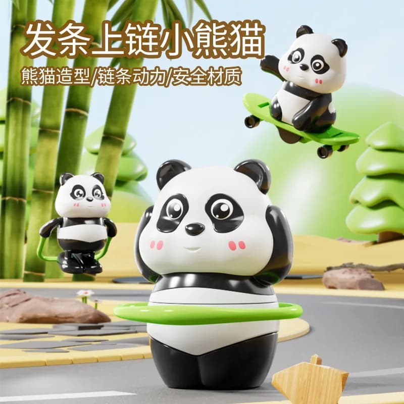 Kids sports panda game Cute animals Panda Corda for historical jump/Skateboarding Baby learns to Catch Toy Fun Gift