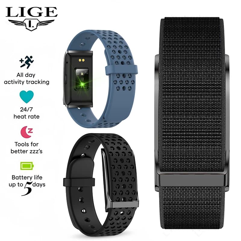 New Fashion Smart Watch Bracelet Waterproof Sports Bracelets for Fitness Blood Pressure Monitor for Health of the Heart Rate Android iOS