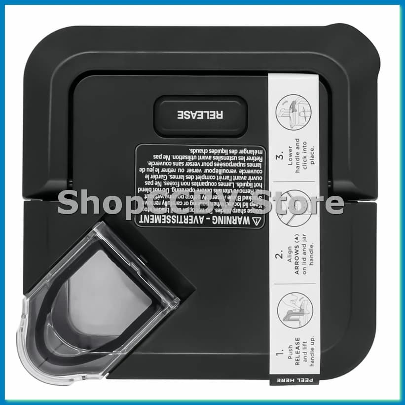 Coperchio di ricambio con chiusura per caraffe da 72 once XL per frullatore, coperchio superiore quadrato di ricambio per BL610 BL710WM BN701-A07G