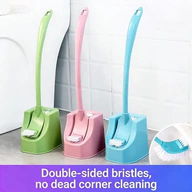 Set per la pulizia del WC, spazzola per WC, set per la casa, spazzola a setole morbide da parete per WC, strumenti e forniture per la pulizia