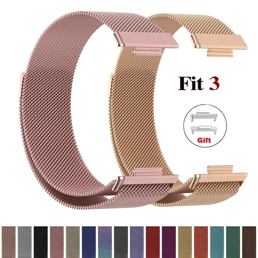 Anello milanese per Huawei Watch FIT 3 Cinturino intelligente Bracciale magnetico in acciaio inossidabile per Huawei fit3 Watch Band fit 2 Accessori