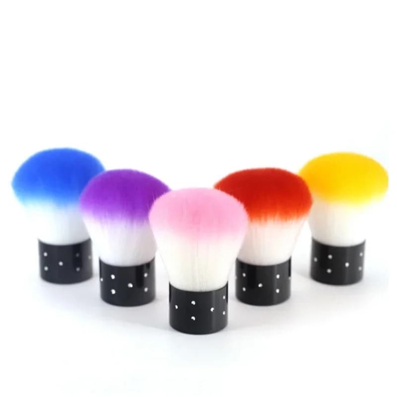 1 pz spazzola per la pulizia della polvere delle unghie spazzola per unghie d'arte morbida gel per smalto UV acrilico manicure e pedicure strumento pulito strumenti per unghie detergente