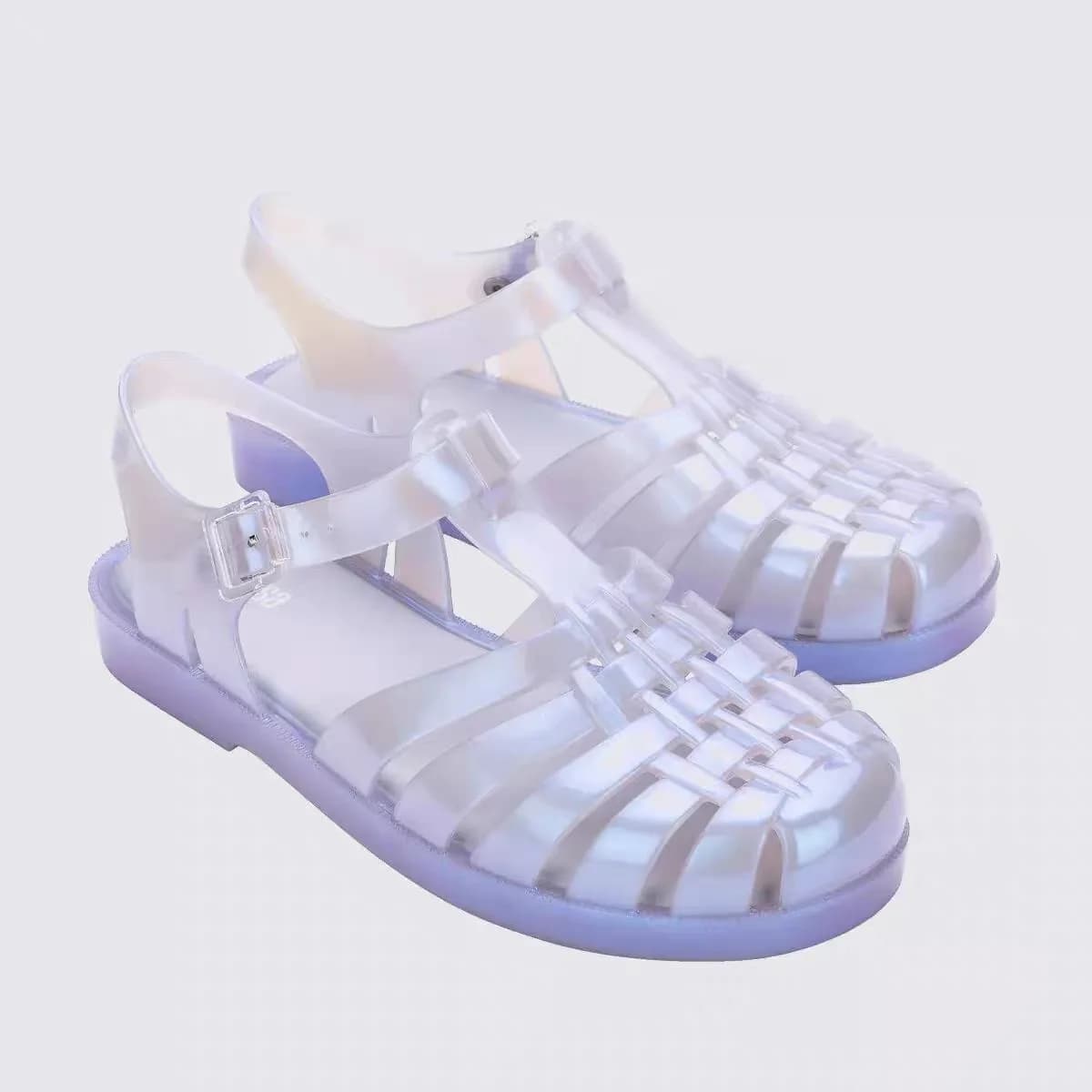 Mini Melissa Summer women's EVA Muffin Sole sandali moda Roman Woven Jelly Flip flop ragazze adulte comode leggere