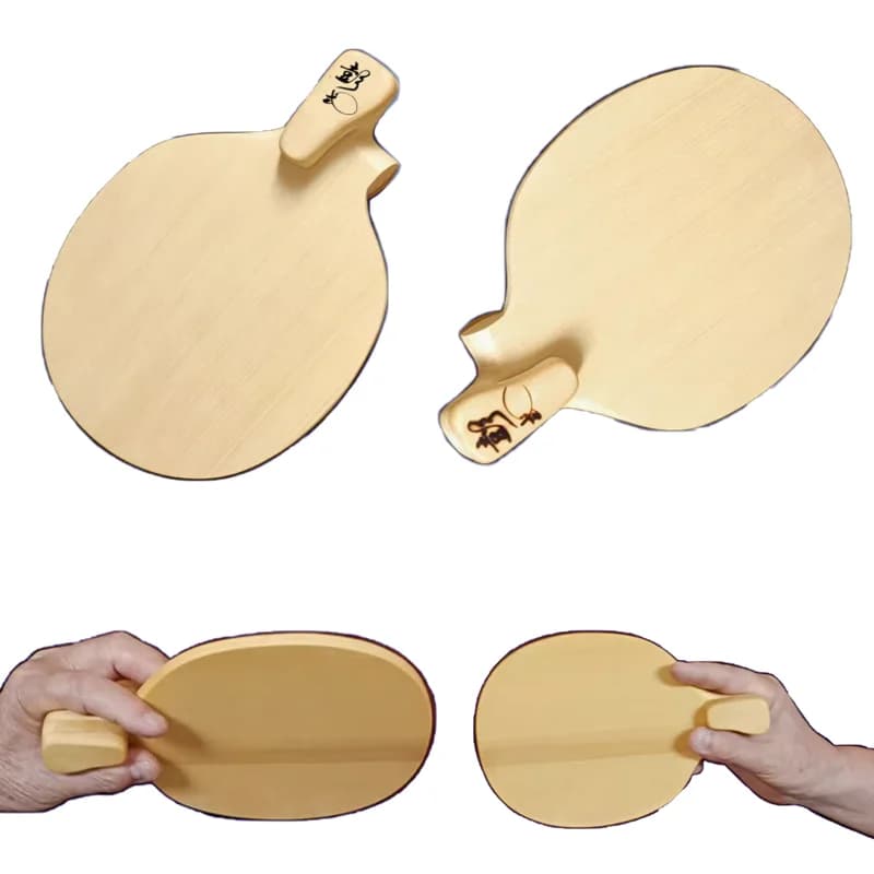 Pengshi Lama da ping pong Lama da ping pong cipresso in puro legno Penhold a forma speciale Mano sinistra Mano destra Racchetta da ping pong