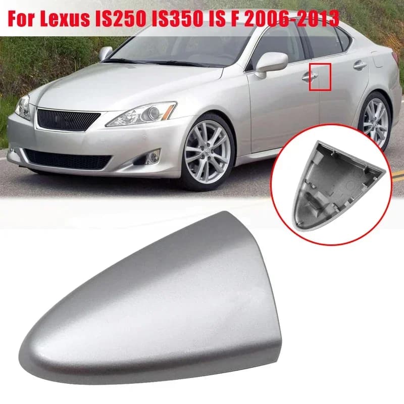 Tappo della copertura della chiave della maniglia della porta esterna anteriore sinistra per Lexus IS250 IS350 IS F 2006-2013 69218-53021 coperchio della chiave della maniglia della porta laterale del conducente