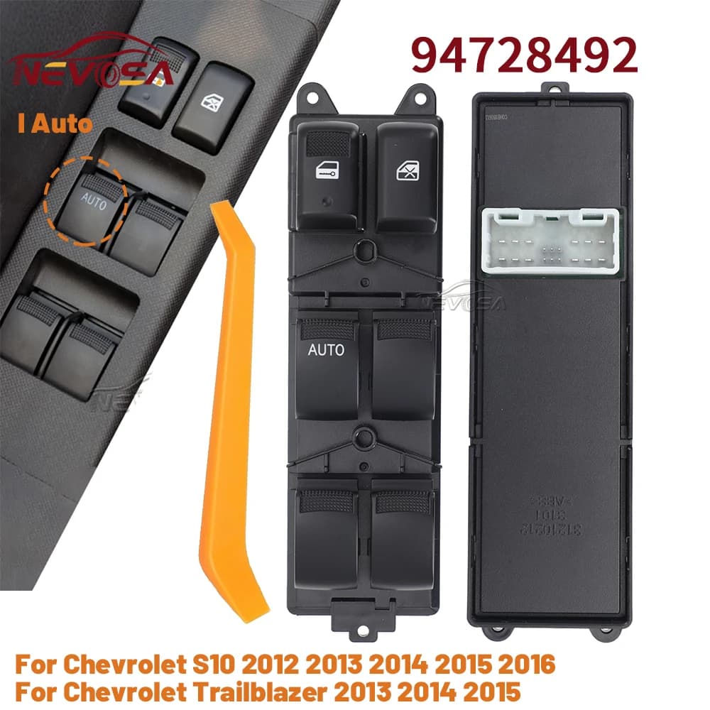 Per Chevrolet S10 Trailblazer 2013 2014 2015 2016 Interruttore di comando alzacristallo elettrico principale 8-97417469-0 94728492 Mano destra sinistra