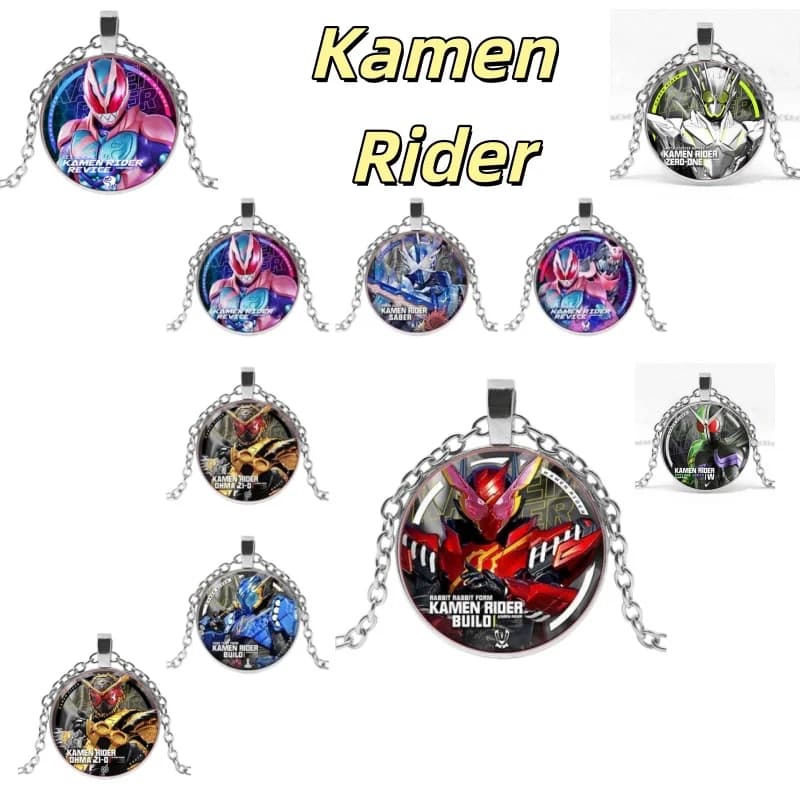 Collana con Gemma del Tempo 2D Anime Kamen Rider: Spada del Re Seber (Accessorio)