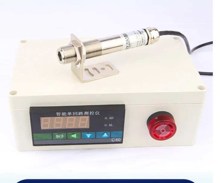 Sensore di Temperatura a Infrarossi con Display Digitale Elettronico, Sonda di Induzione Industriale con Allarme, Termometro Senza Contatto