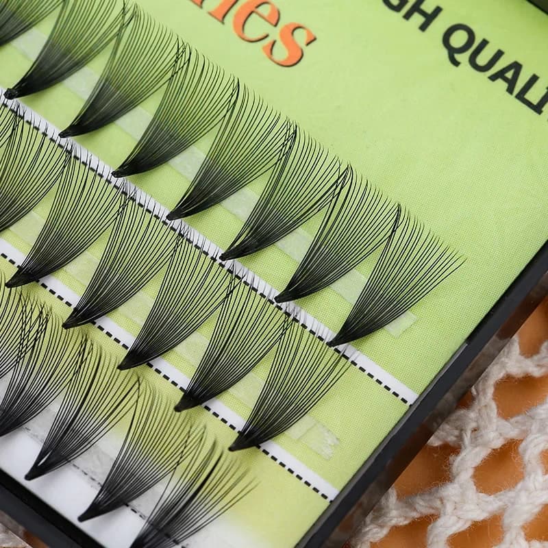 NUOVO 20D/6D/10D Russo Volume Ciglia Estensione Stelo Corto Pre made Ventole C/D curvatura Visone Lash Ciglia Estensioni Individuali