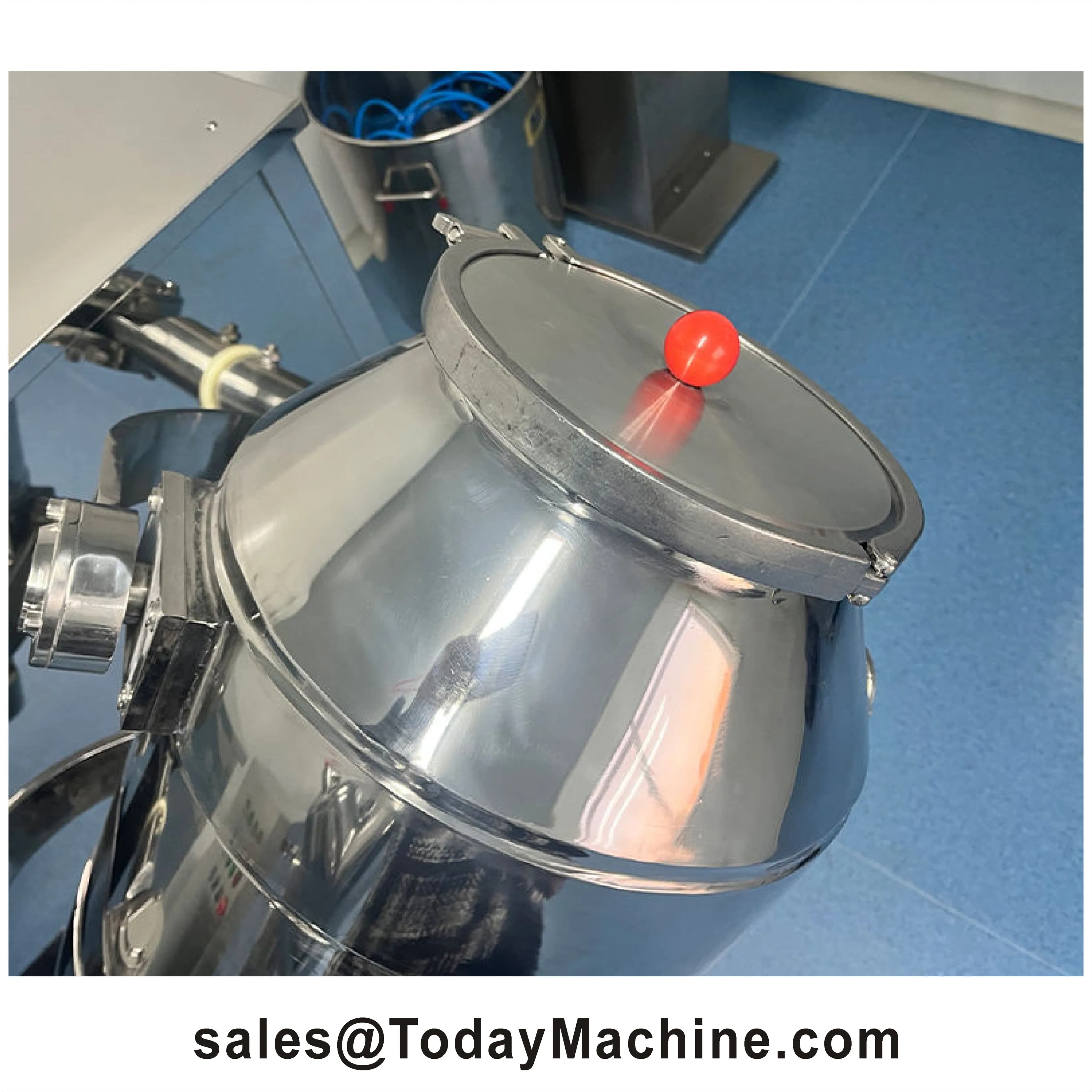 Miscelatore a Tamburo 3D 304/316 per Proteine, Zucchero, Sale, Pepe e Latte in Polvere