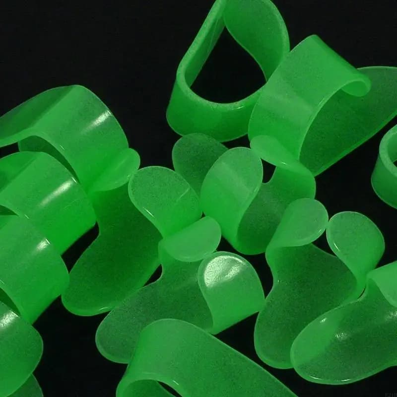 Plettri per chitarra Plettri per pollice piatti Plettri per pollice/dito luminosi e resistenti