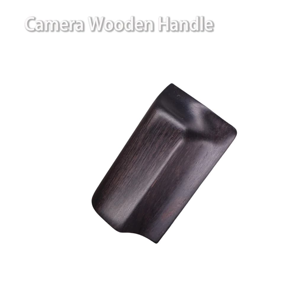 Camera Wooden Handle For Fujifilm X-M5 X-E2 X-E1 Sony DSC-RX1R/RX1 LUMIX GF Pentax MX1 Ebony Handle Grip Photography Accessories