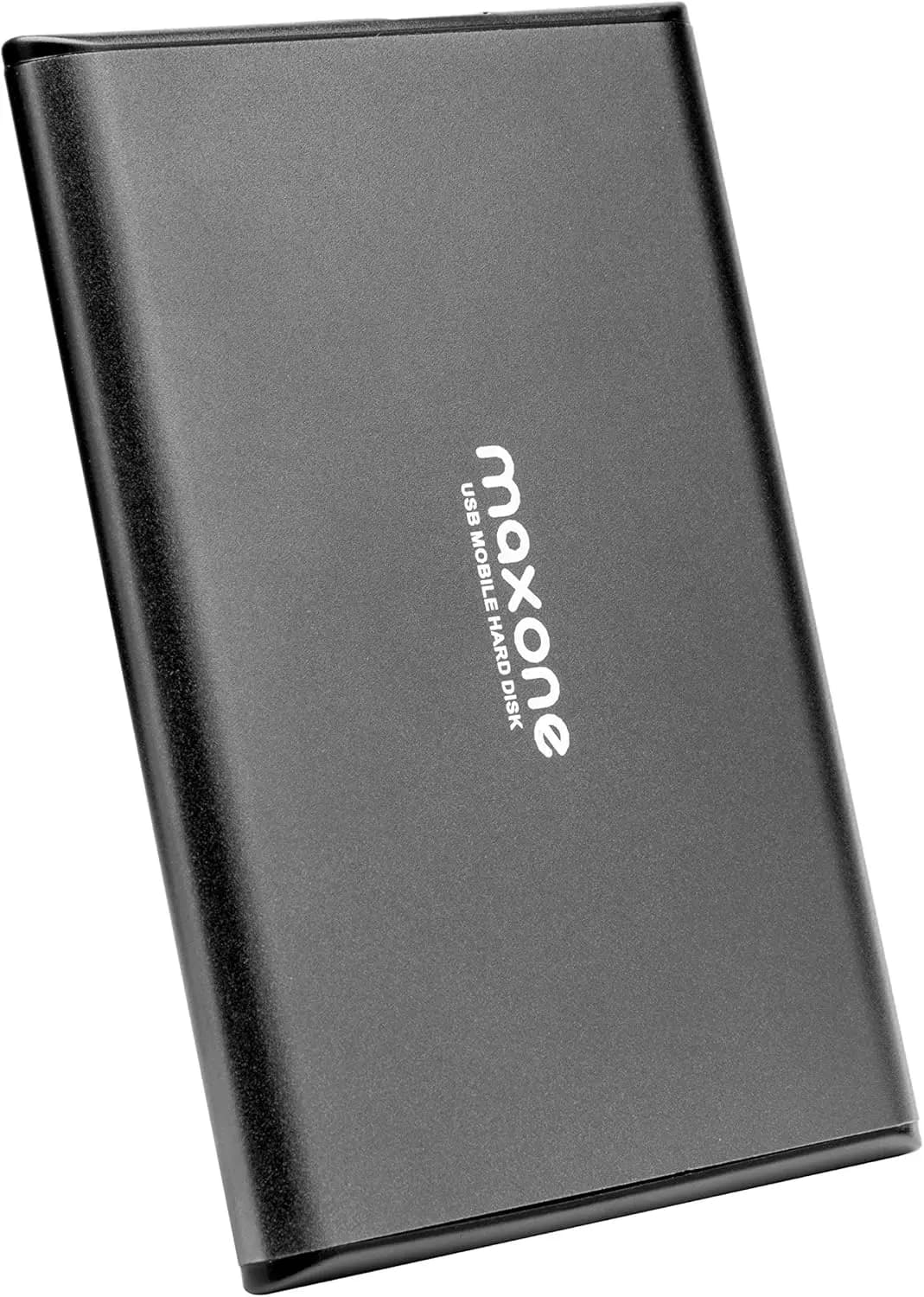 Disco Rigido Esterno Portatile Ultra Sottile da 500GB Compatibile con PC e Laptop, Colore Grigio