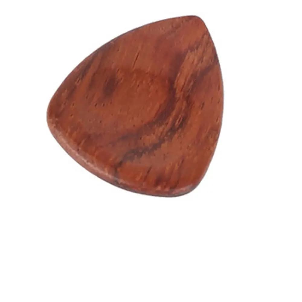 Plettri per Chitarra in Legno di Palissandro a Forma di Cuore, Rosso e Nero, Accessori per Chitarra, Plettri in Legno di Sandalo per Chitarra Acustica