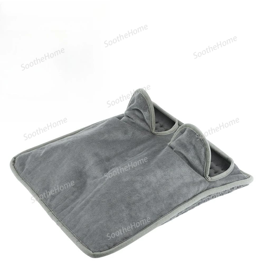 Scaldapiedi caldo per ufficio domestico caldo con telecomando Riscaldatore per casa pieghevole Coperta riscaldata Scaldapiedi elettrico Cuscinetto per piedi caldo