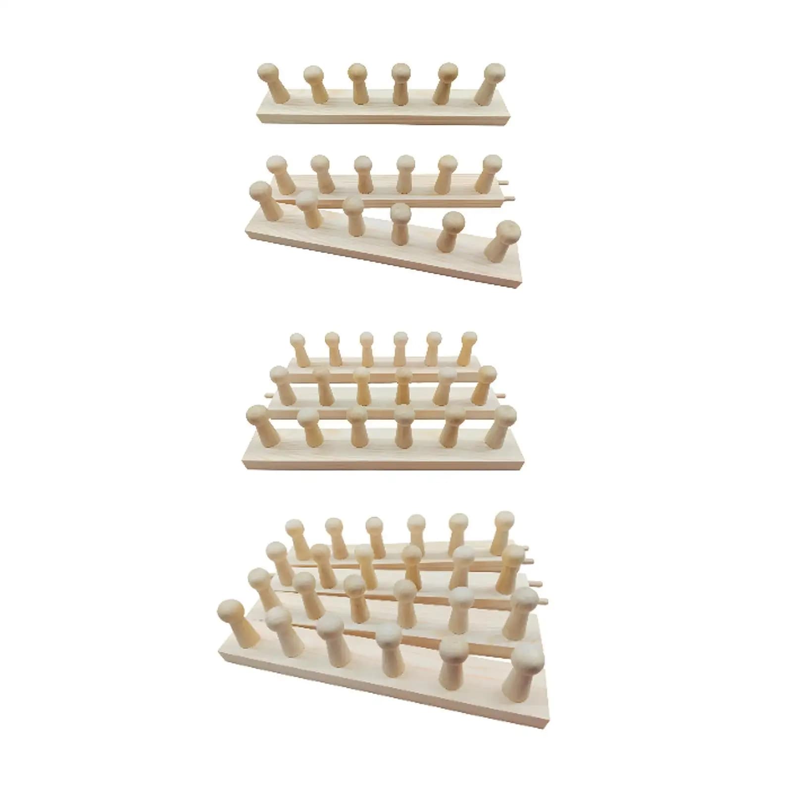 Wood Knitting Loom Weaving Frame Chunky Blanket Loom Knitting Tool for Hobbyist Tapestry