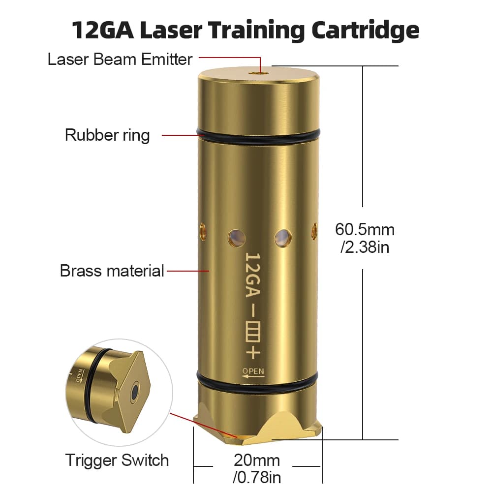 Trainer ottico Laser Trainer Allenamento di sicurezza 12GA.