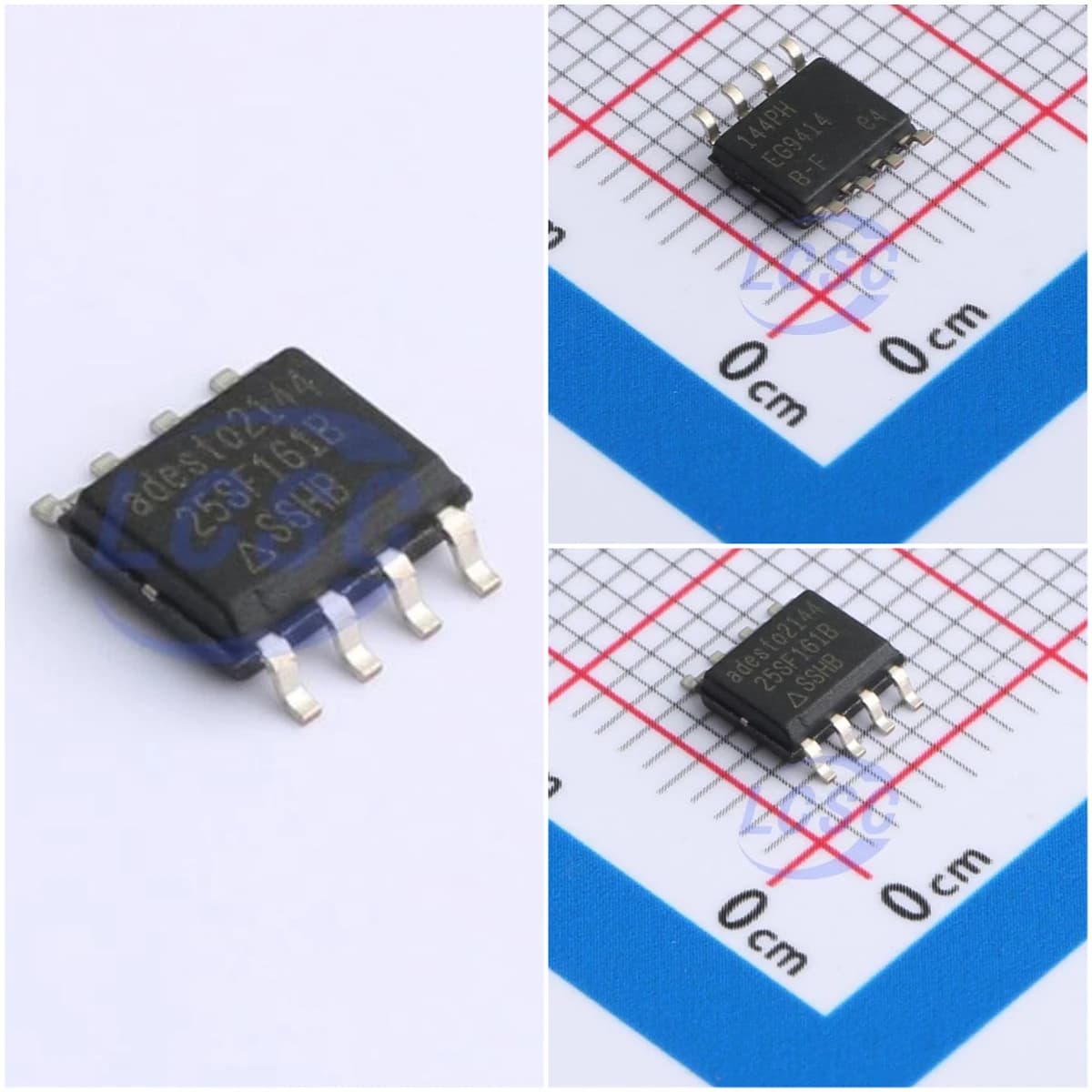 10 pezzi/confezione AT25SF161B-SSHB-T Memoria flash seriale SPI con supporto Dual I/O Quad I/O 16Mbit 108MHz SOIC-8 IC Chip 25SF161B