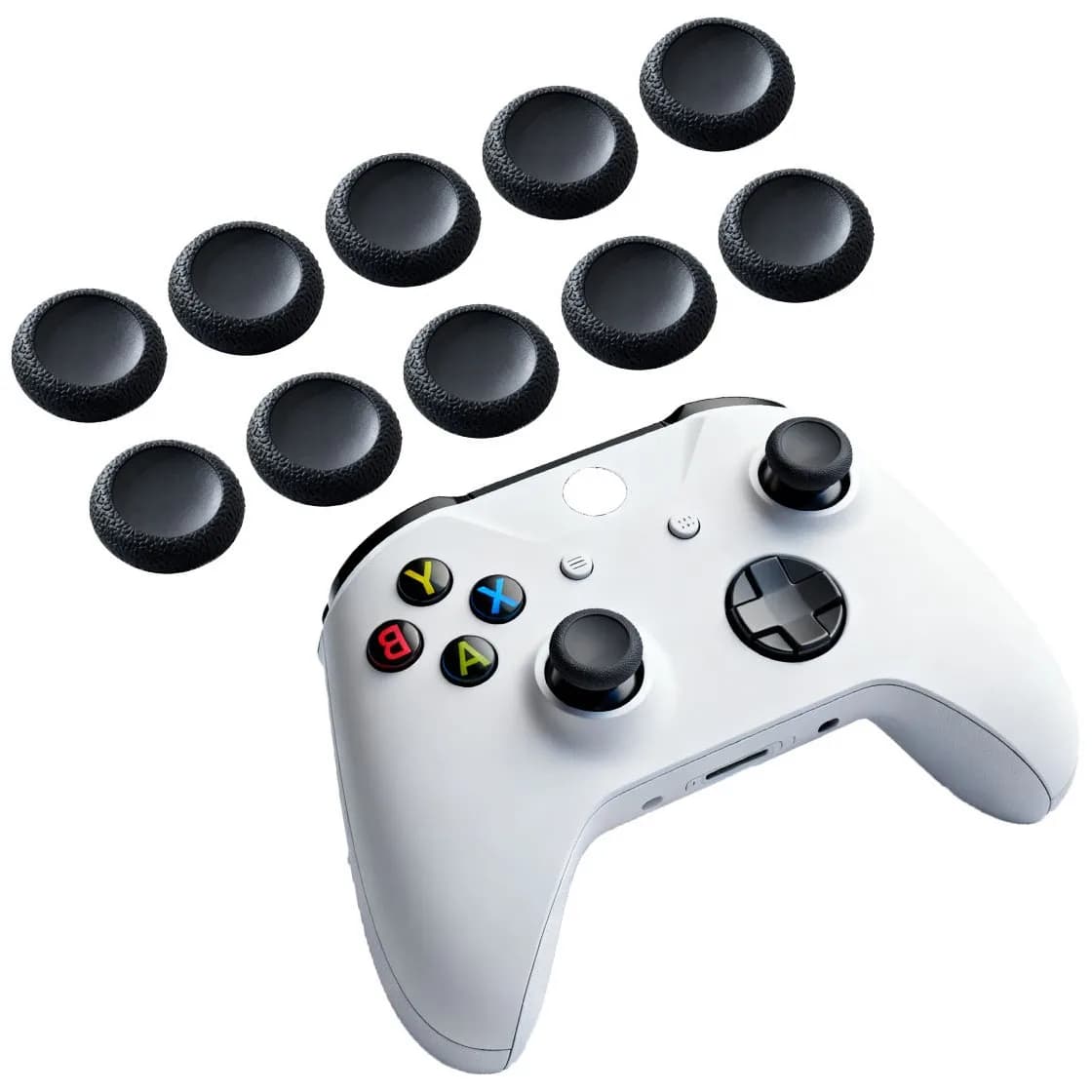 20 Pezzi Copri-Joystick Antiscivolo per Controller Xbox One/Xbox Series X, Coperture in Silicone per Joystick