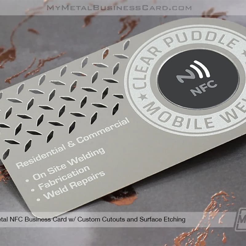 Biglietto da visita NFC biglietto da visita personalizzato in metallo cavo design e produzione di carte in acciaio inossidabile