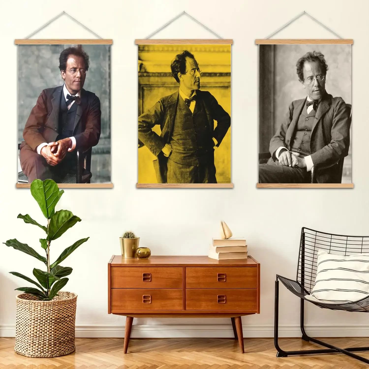 Gustav Mahler Pittura murale incorniciata Poster su tela e arte da parete, famiglia moderna, arredamento camera da letto, poster, pittura decorativa