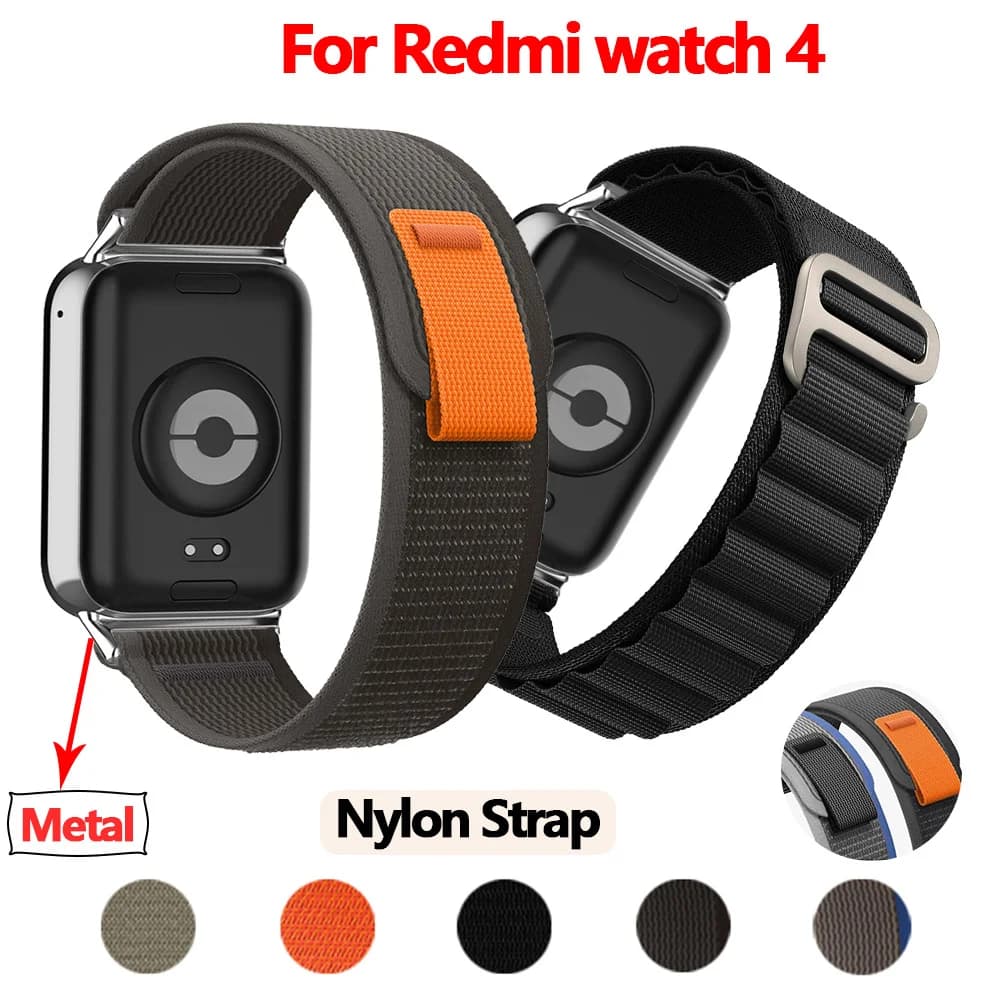 Cinturino per Xiaomi Redmi Watch 4 Smart Nylon Loop Bracciale elastico regolabile Cinturino per iWatch Mi Band 8 Pro Band Accessori