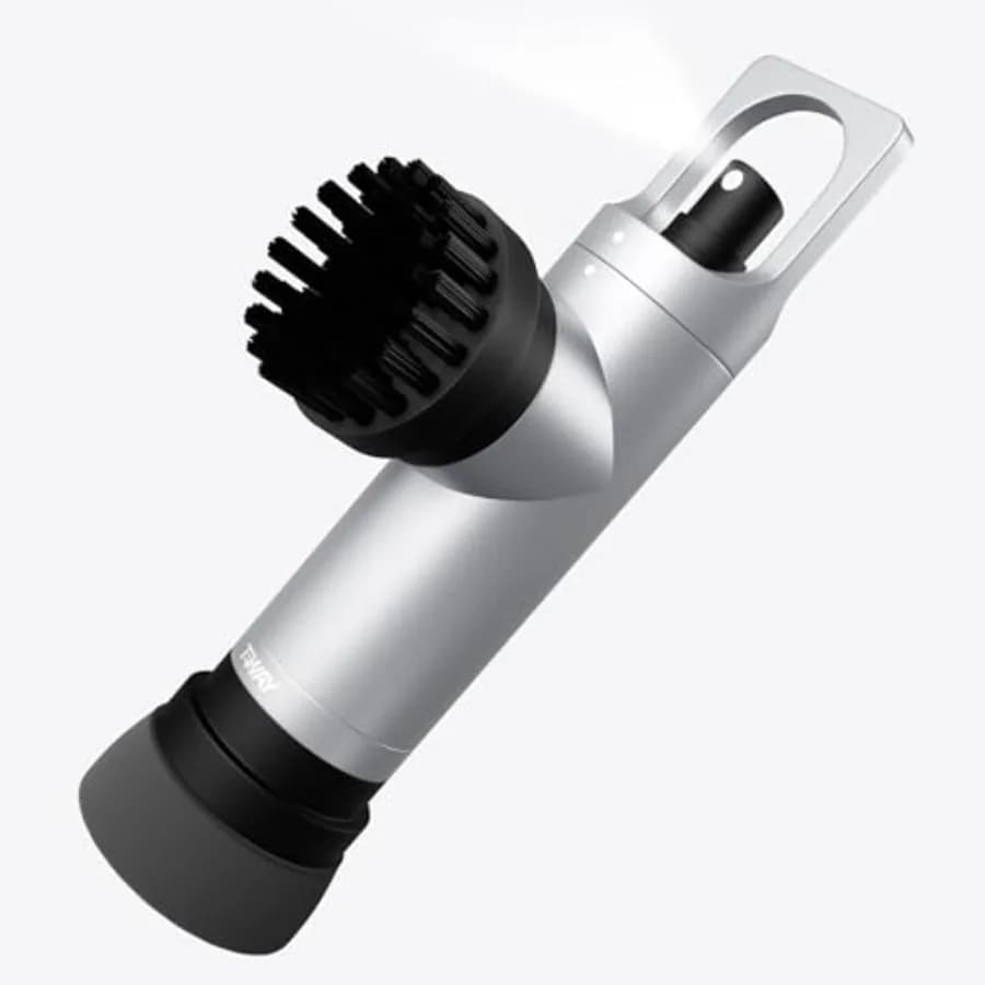 Spazzola per la pulizia delle mazze da golf con flacone spray e spugna - Pulisce mazze da golf, palline da golf e scarpe tutto in un solo gesto - Resistente - Golf