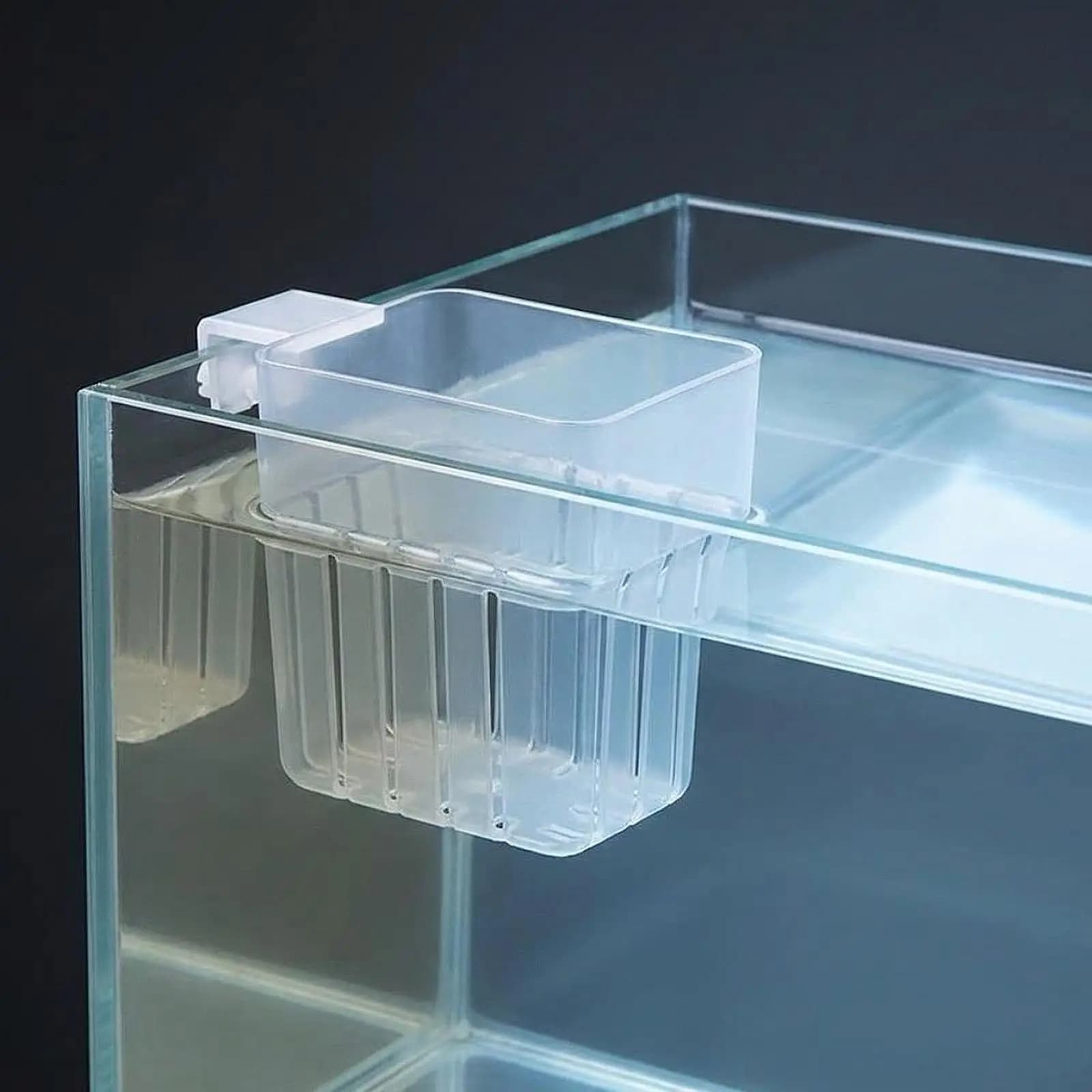 Plant Holder with Hooks and Suction Cups Clear PP Planter Cup Adjustable Bracket Aquascape Accessory for Fish Tanks