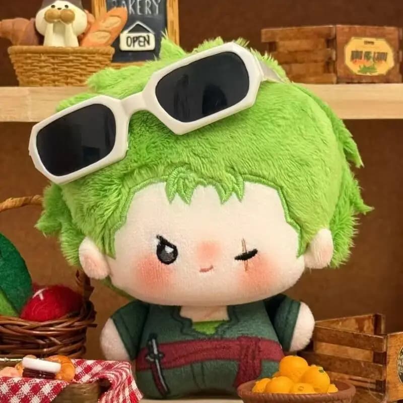 10Cm One Piece Roronoa Zoro Plush Fill Doll Hug Pillow Bed Decoration Accompanied By Toy Desktop Ornament Girl Boy Holiday Gift