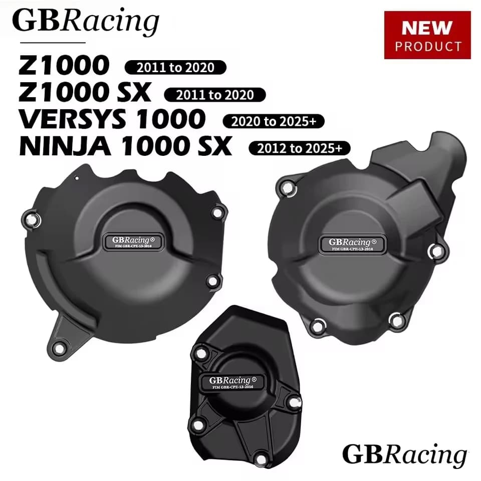 GBRacing Z1000 Z1000SX NINJA1000SX VERSYS 1000 2013-2016 Copertura di protezione del motore per moto per protezione impulsi frizione