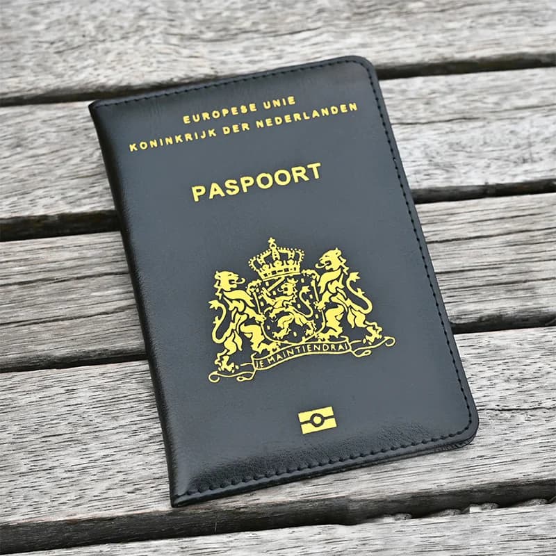 Travel Essentials Nederland Copertina per passaporto Paesi Bassi Copertina per passaporto per documenti Passaporto Nederlanden Paspoorthoesj