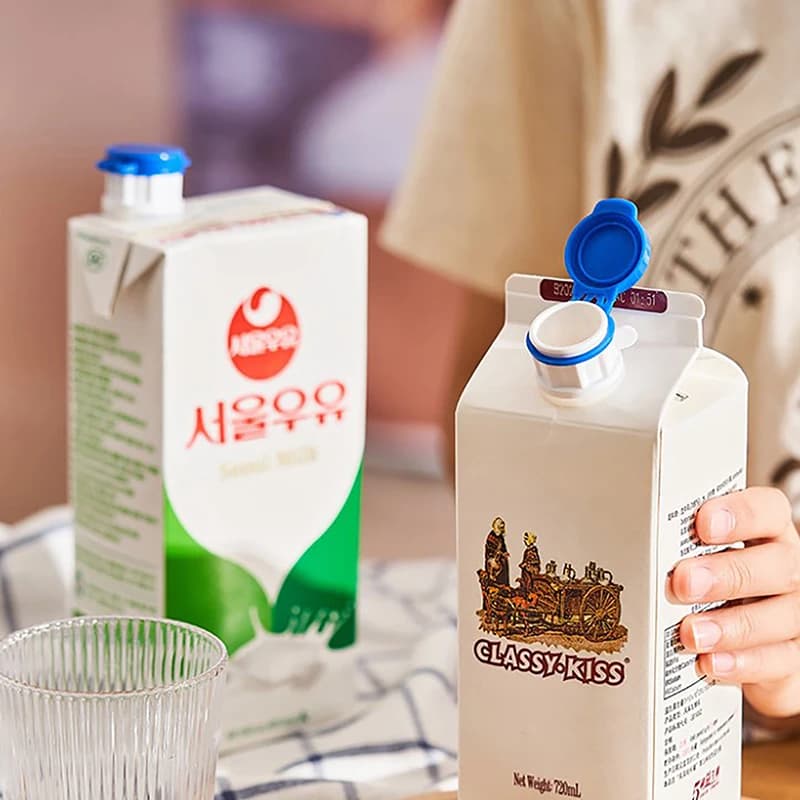 Coperchio Sigillante per Latte in Scatola, Coperchio Salvagusto in Plastica, Accessorio per Conservazione Alimenti, Gadget da Viaggio e Cucina, Coperchio Sigillante per Latte e Bevande.